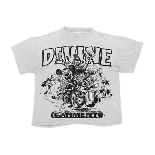 WHITE & BLACK DIVINE TEE