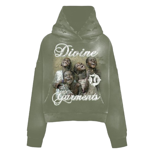 DISTRESSED JADED HOODIE