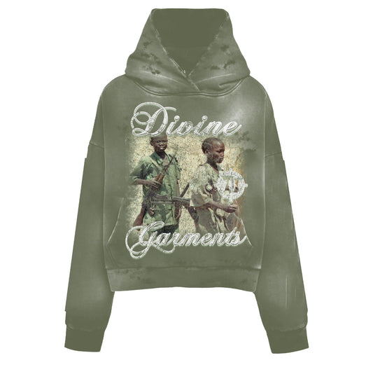 "WAR VS EVIL" AQUA HOODIE